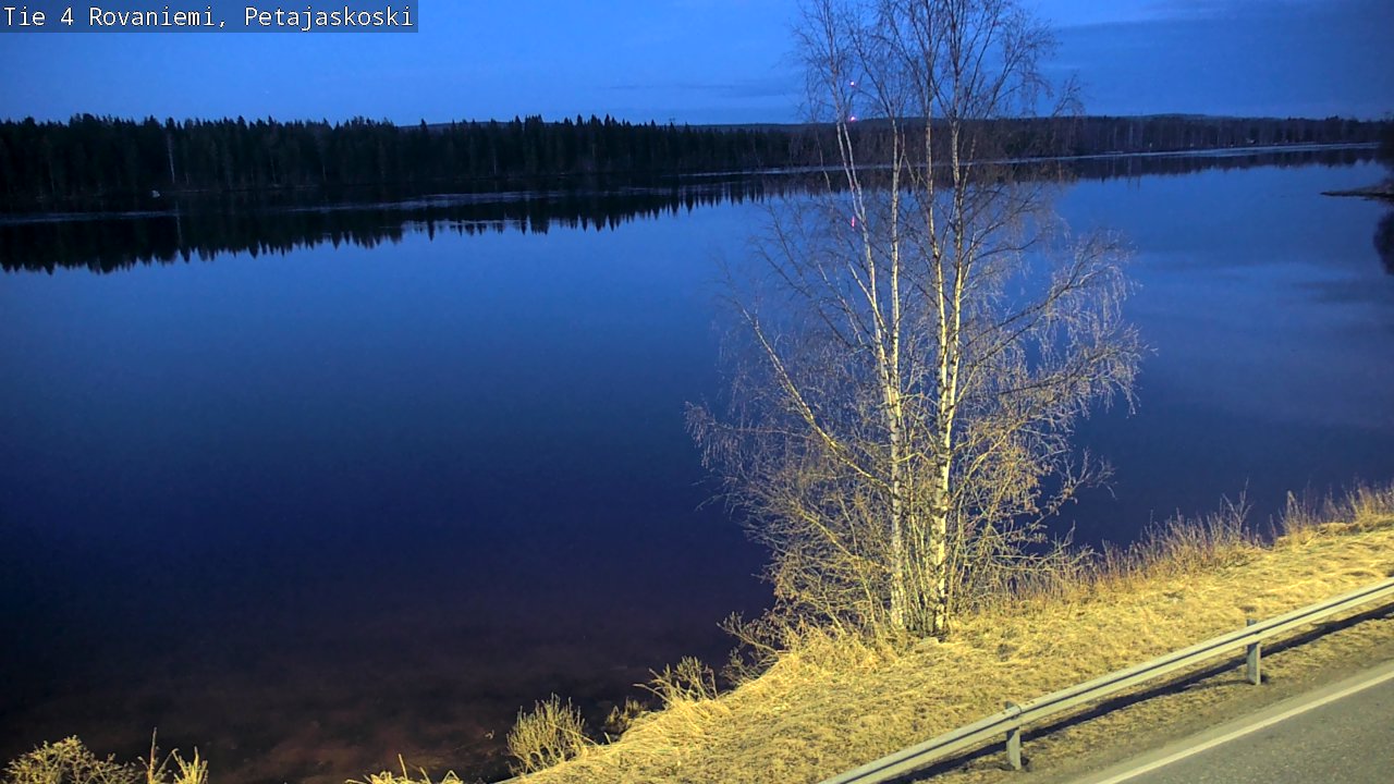 Weather Camera Image Road 4 Rovaniemi, Petäjäskoski, Rovaniemi, Lappi