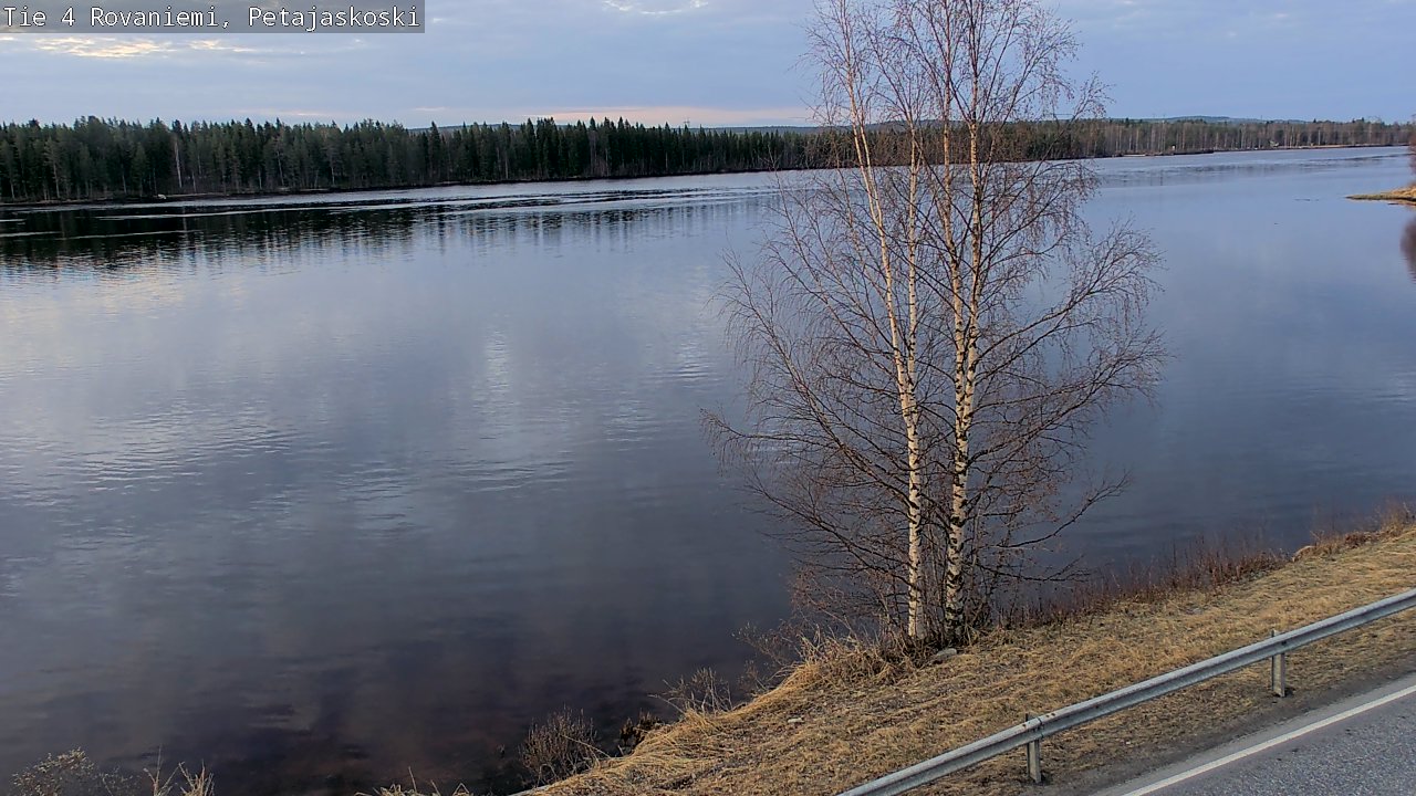 Weather Camera Image Väg 4 Rovaniemi, Petäjäskoski, Rovaniemi, Lappi