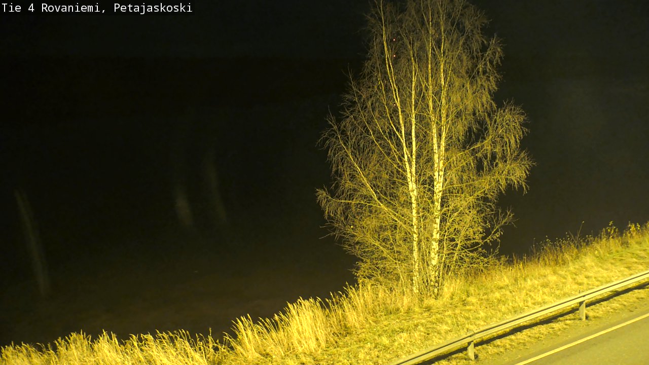 Weather Camera Image Väg 4 Rovaniemi, Petäjäskoski, Rovaniemi, Lappi
