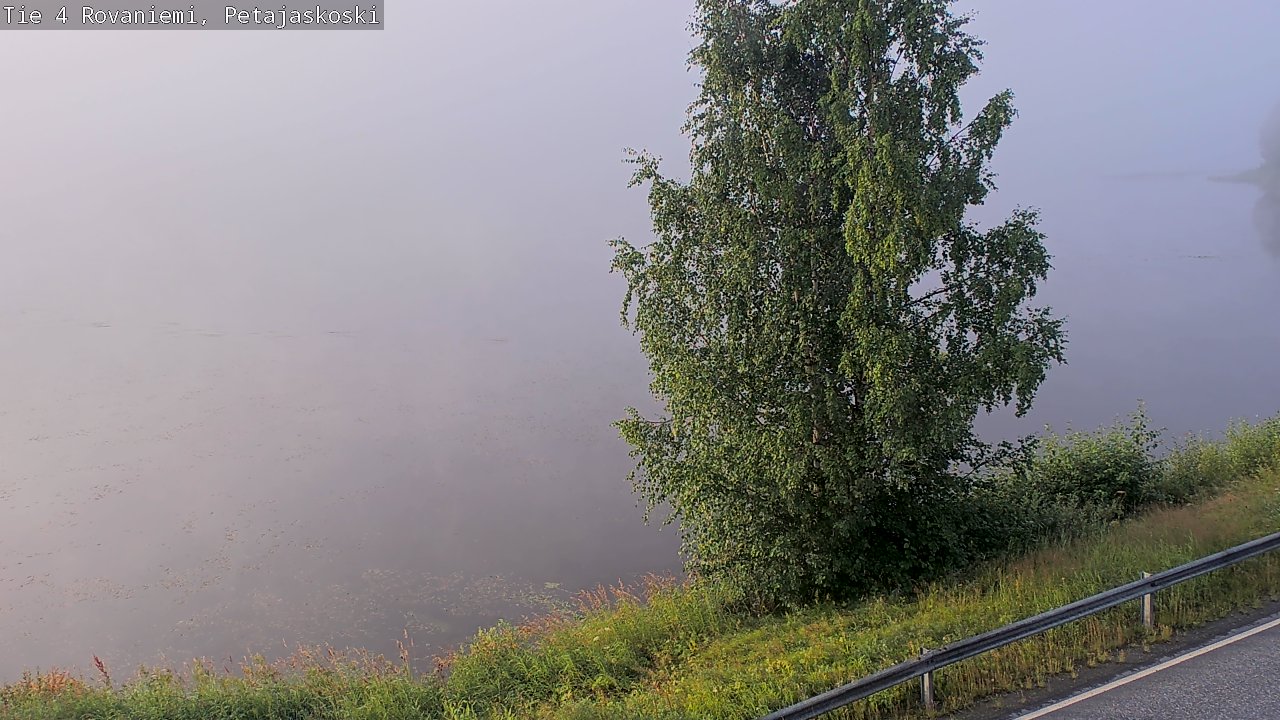 Weather Camera Image Väg 4 Rovaniemi, Petäjäskoski, Rovaniemi, Lappi