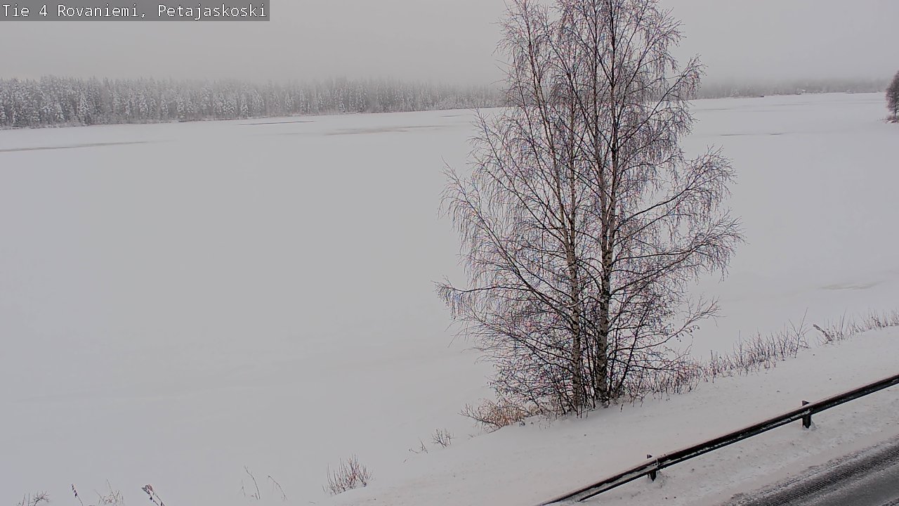 Weather Camera Image Road 4 Rovaniemi, Petäjäskoski, Rovaniemi, Lappi