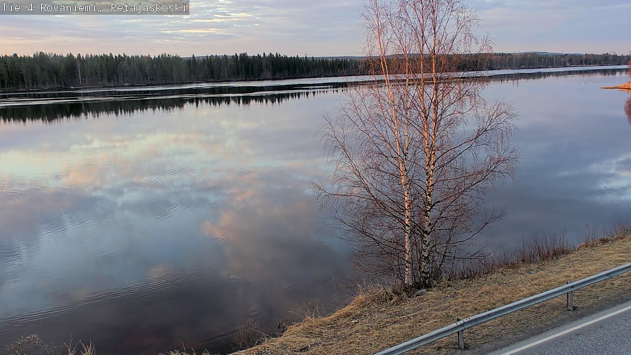 Weather Camera Image Väg 4 Rovaniemi, Petäjäskoski, Rovaniemi, Lappi