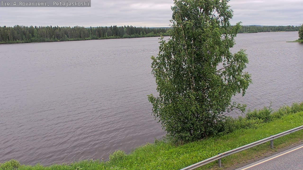 Weather Camera Image Väg 4 Rovaniemi, Petäjäskoski, Rovaniemi, Lappi