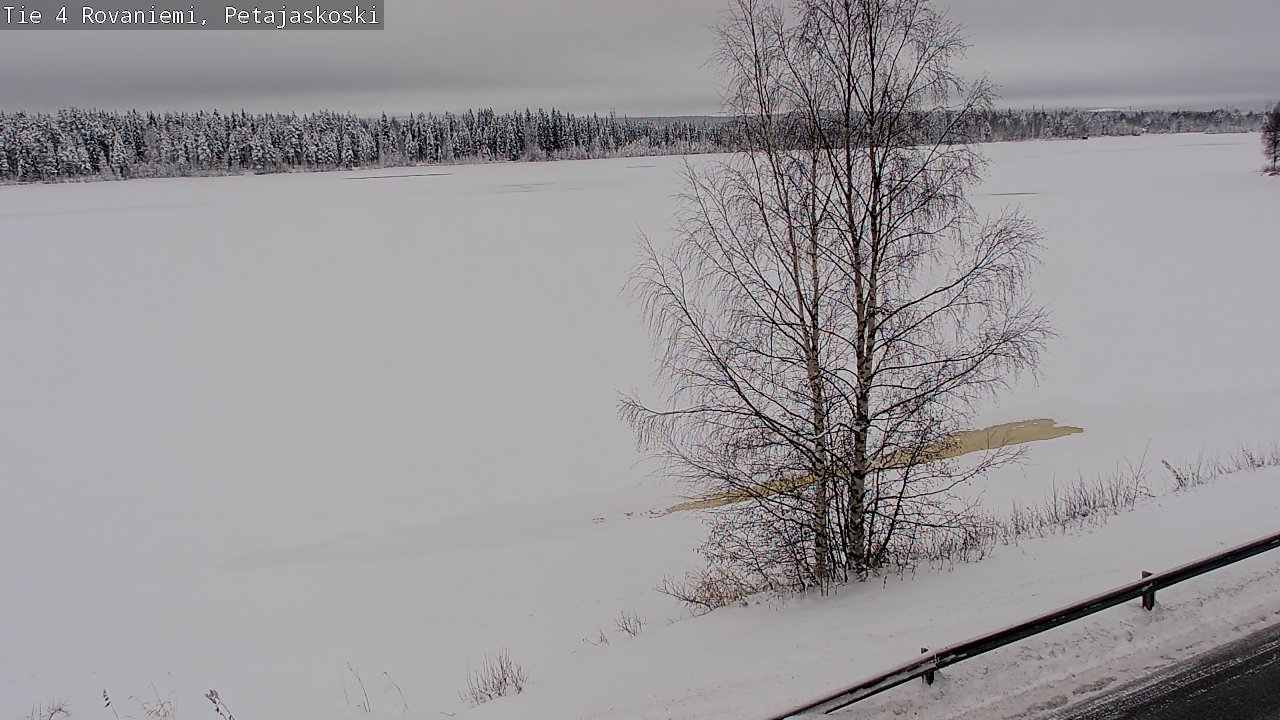 Weather Camera Image Road 4 Rovaniemi, Petäjäskoski, Rovaniemi, Lappi