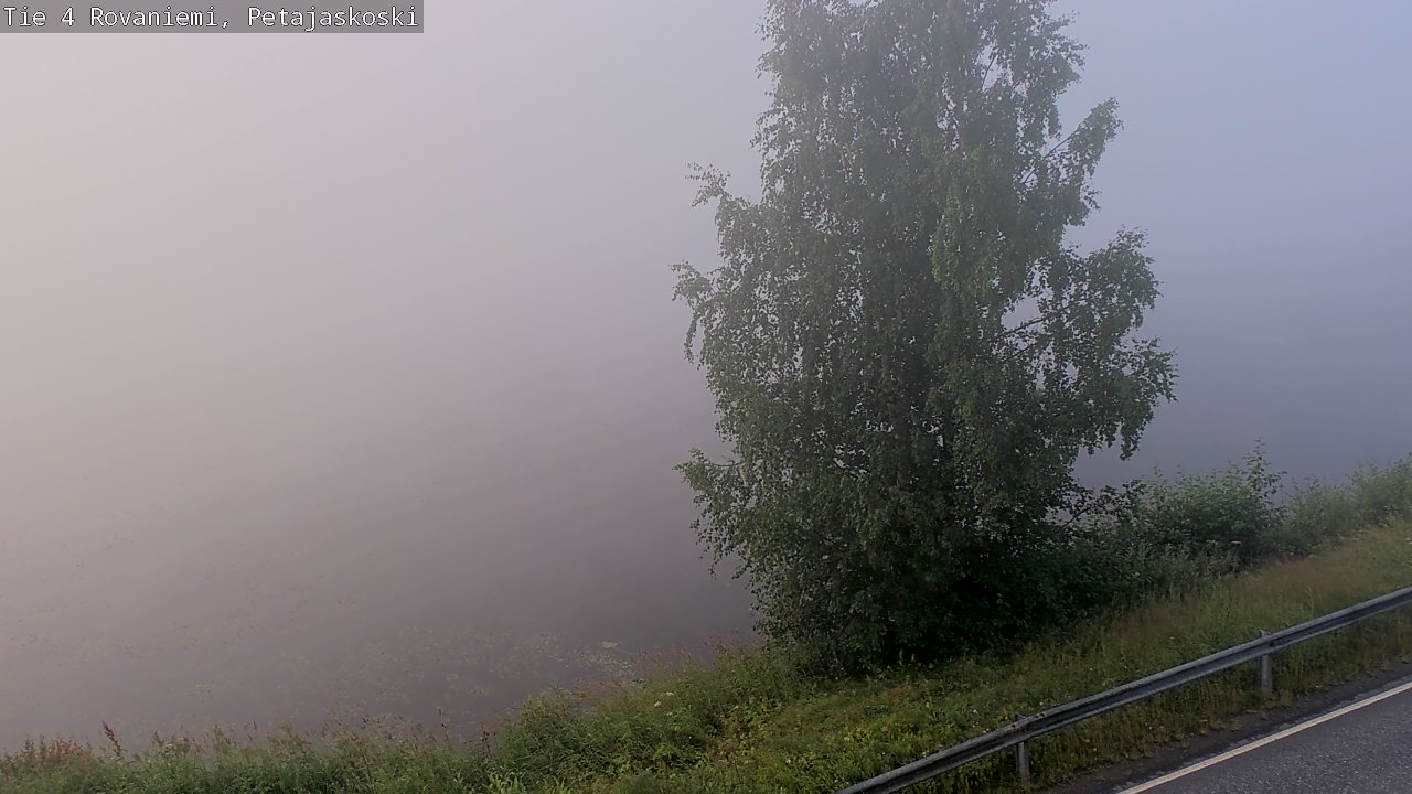 Weather Camera Image Väg 4 Rovaniemi, Petäjäskoski, Rovaniemi, Lappi
