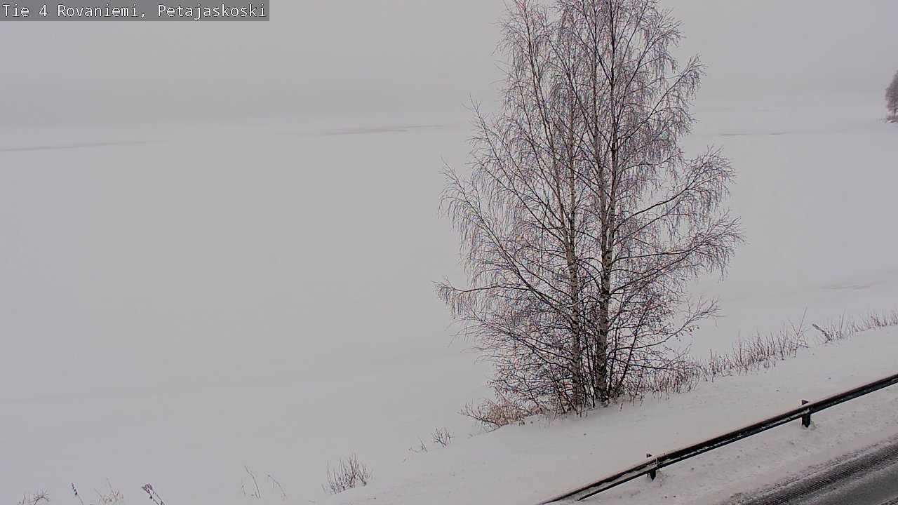 Weather Camera Image Väg 4 Rovaniemi, Petäjäskoski, Rovaniemi, Lappi