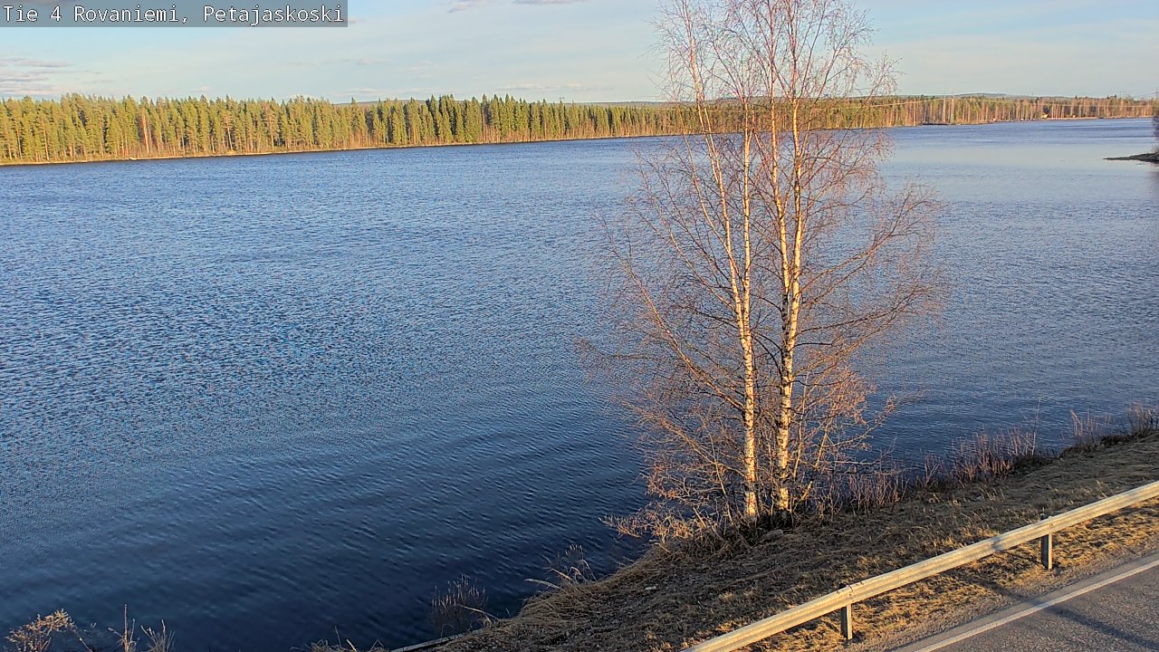 Weather Camera Image Väg 4 Rovaniemi, Petäjäskoski, Rovaniemi, Lappi