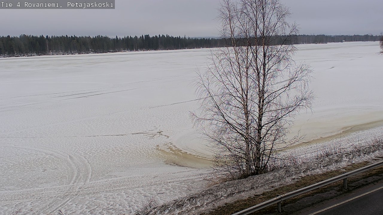 Weather Camera Image Väg 4 Rovaniemi, Petäjäskoski, Rovaniemi, Lappi