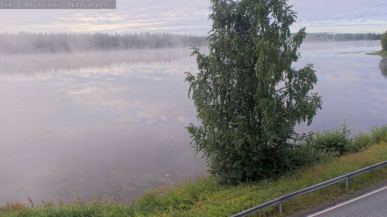 Weather Camera Image Väg 4 Rovaniemi, Petäjäskoski, Rovaniemi, Lappi