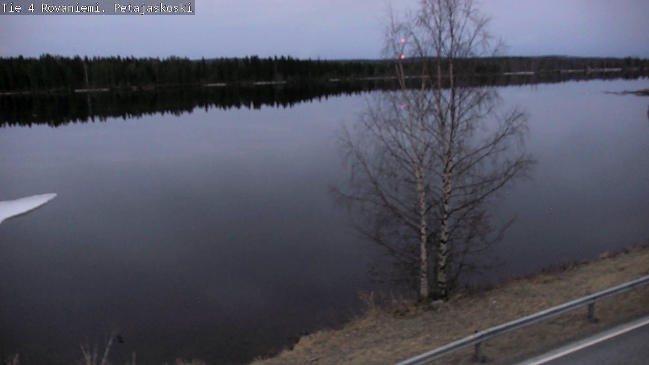 Weather Camera Image Road 4 Rovaniemi, Petäjäskoski, Rovaniemi, Lappi