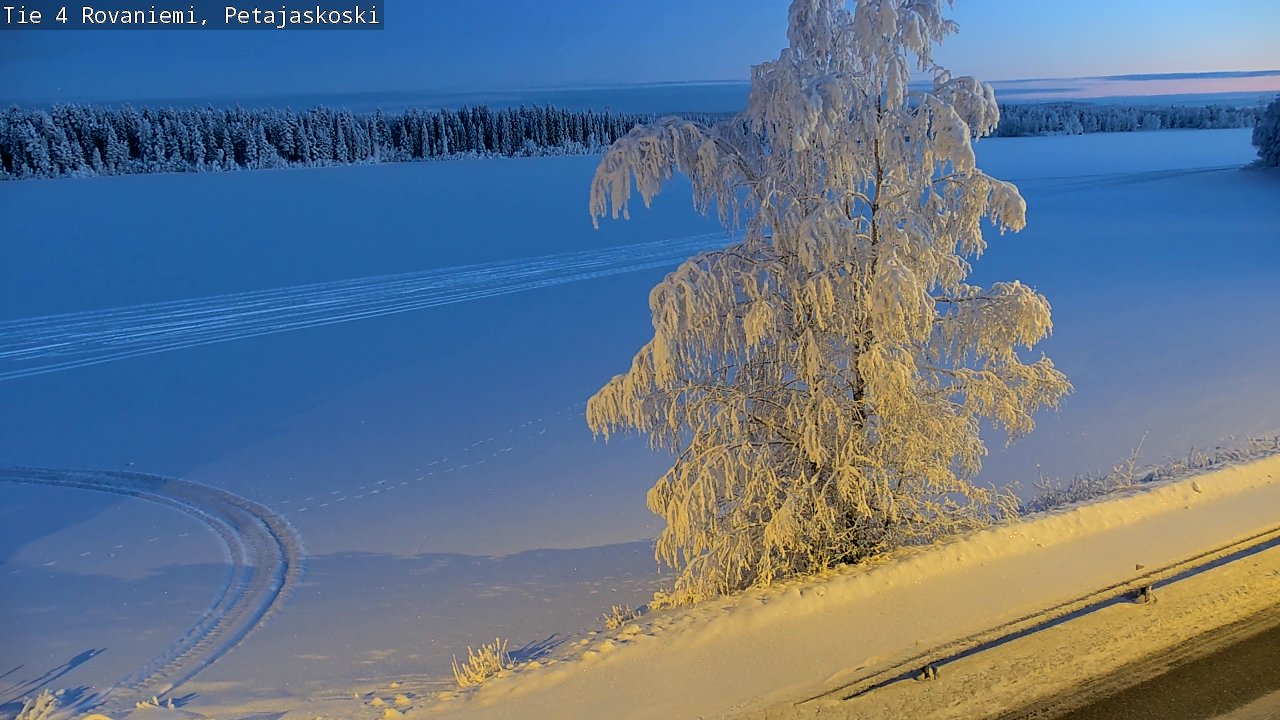 Kelikamerat Kuva Tie 4 Rovaniemi, Petäjäskoski, Rovaniemi, Lappi