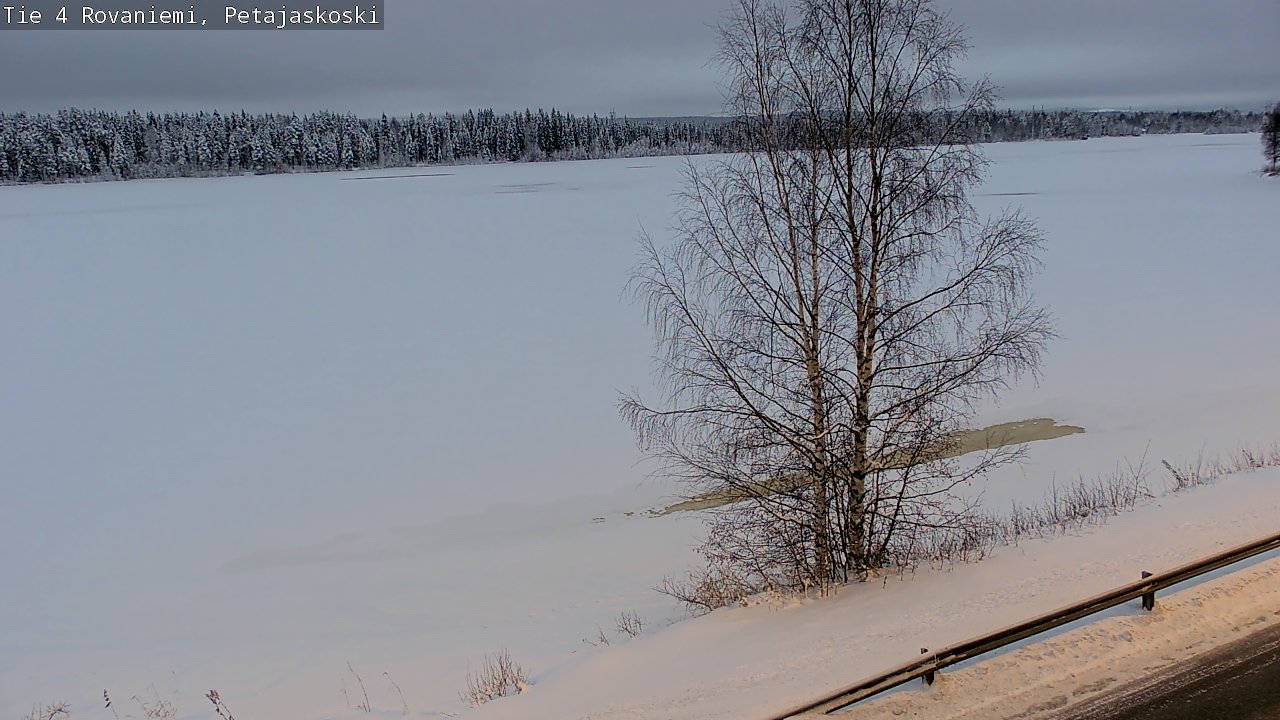 Weather Camera Image Road 4 Rovaniemi, Petäjäskoski, Rovaniemi, Lappi