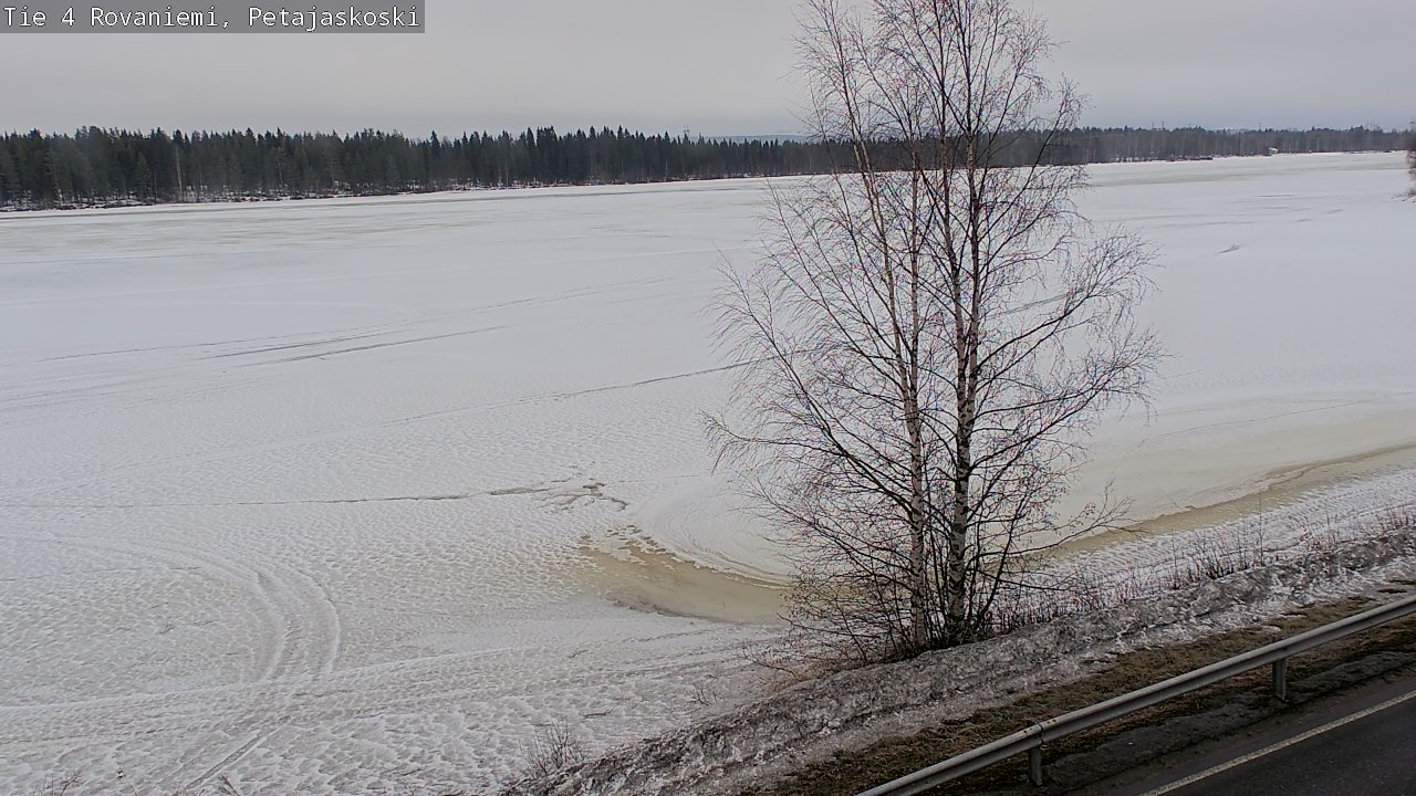 Weather Camera Image Väg 4 Rovaniemi, Petäjäskoski, Rovaniemi, Lappi