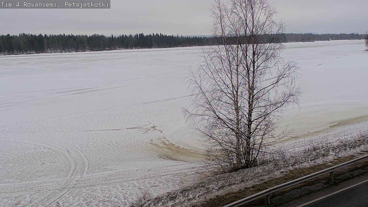 Weather Camera Image Väg 4 Rovaniemi, Petäjäskoski, Rovaniemi, Lappi
