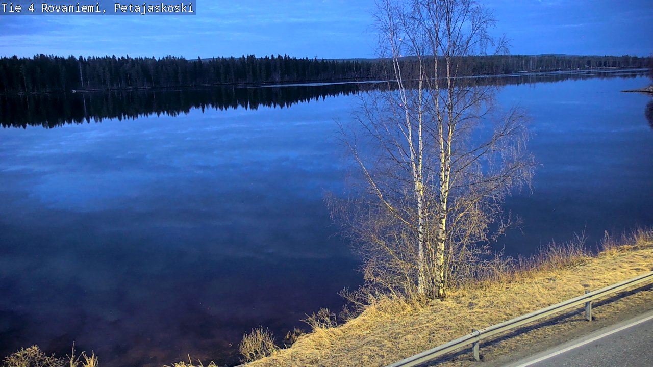 Weather Camera Image Road 4 Rovaniemi, Petäjäskoski, Rovaniemi, Lappi