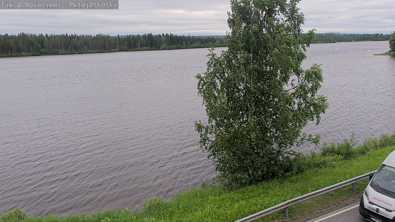Weather Camera Image Road 4 Rovaniemi, Petäjäskoski, Rovaniemi, Lappi