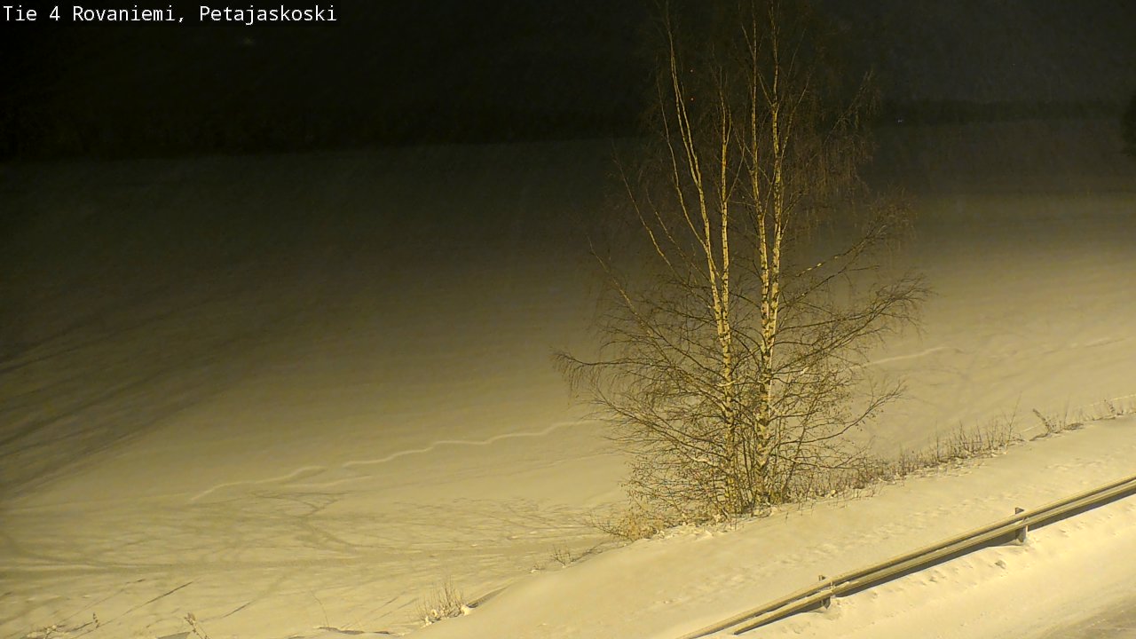 Weather Camera Image Road 4 Rovaniemi, Petäjäskoski, Rovaniemi, Lappi