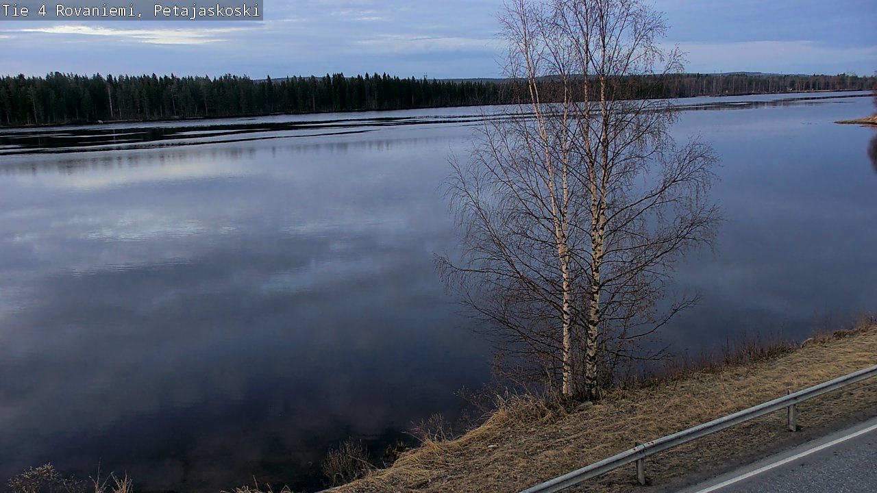 Weather Camera Image Väg 4 Rovaniemi, Petäjäskoski, Rovaniemi, Lappi