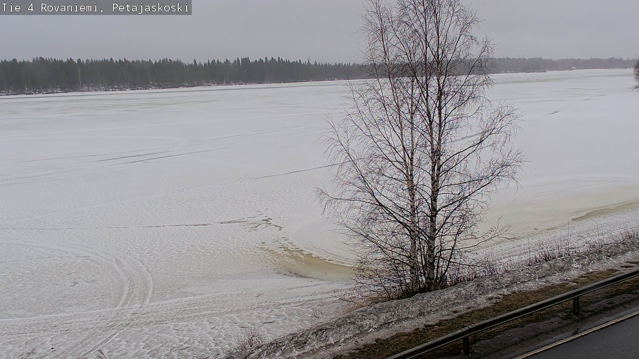 Weather Camera Image Road 4 Rovaniemi, Petäjäskoski, Rovaniemi, Lappi