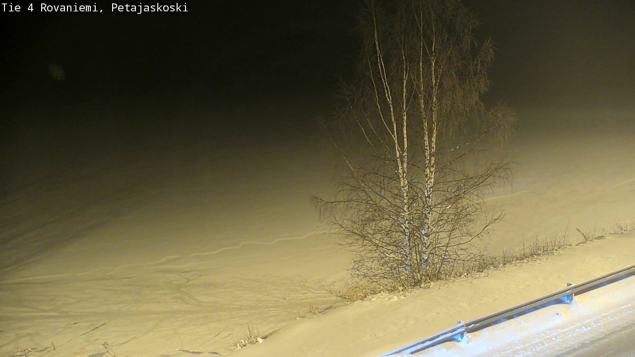 Weather Camera Image Road 4 Rovaniemi, Petäjäskoski, Rovaniemi, Lappi