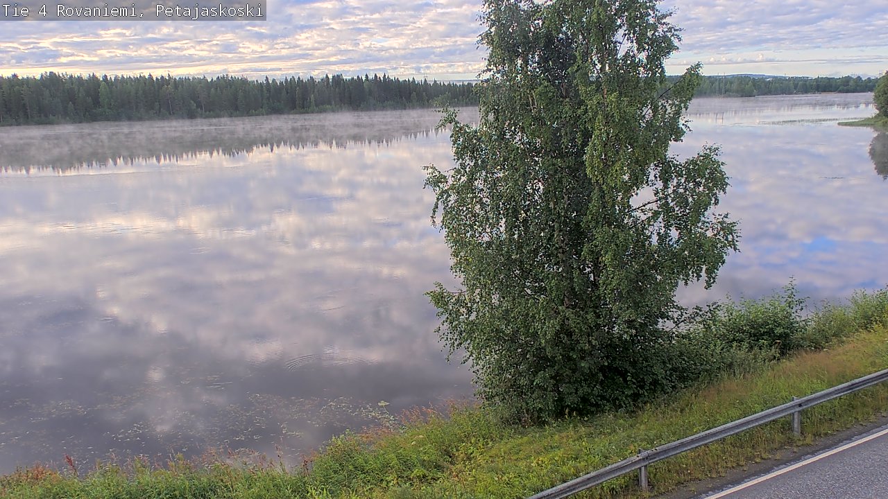 Weather Camera Image Väg 4 Rovaniemi, Petäjäskoski, Rovaniemi, Lappi