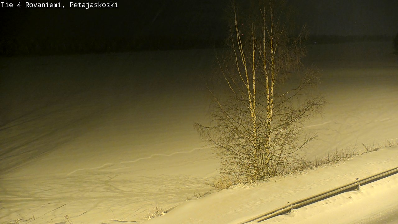 Weather Camera Image Road 4 Rovaniemi, Petäjäskoski, Rovaniemi, Lappi
