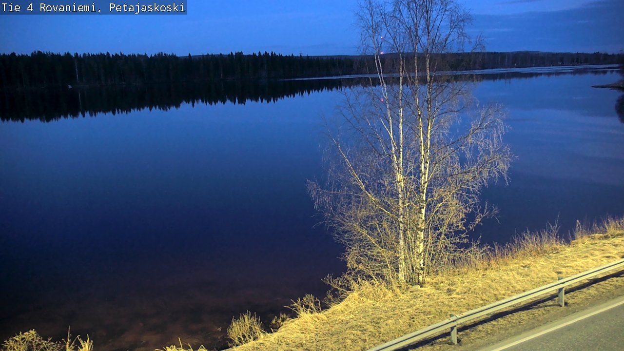 Weather Camera Image Road 4 Rovaniemi, Petäjäskoski, Rovaniemi, Lappi