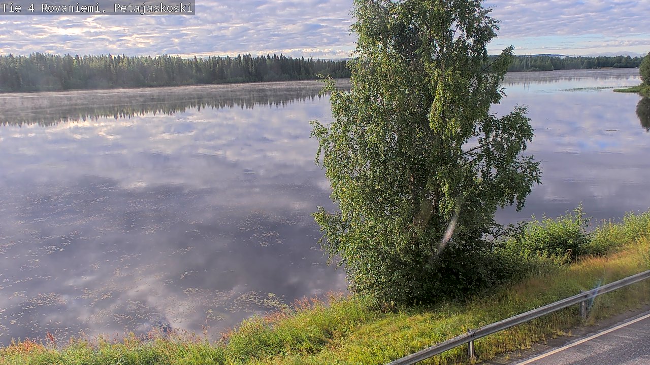 Weather Camera Image Väg 4 Rovaniemi, Petäjäskoski, Rovaniemi, Lappi
