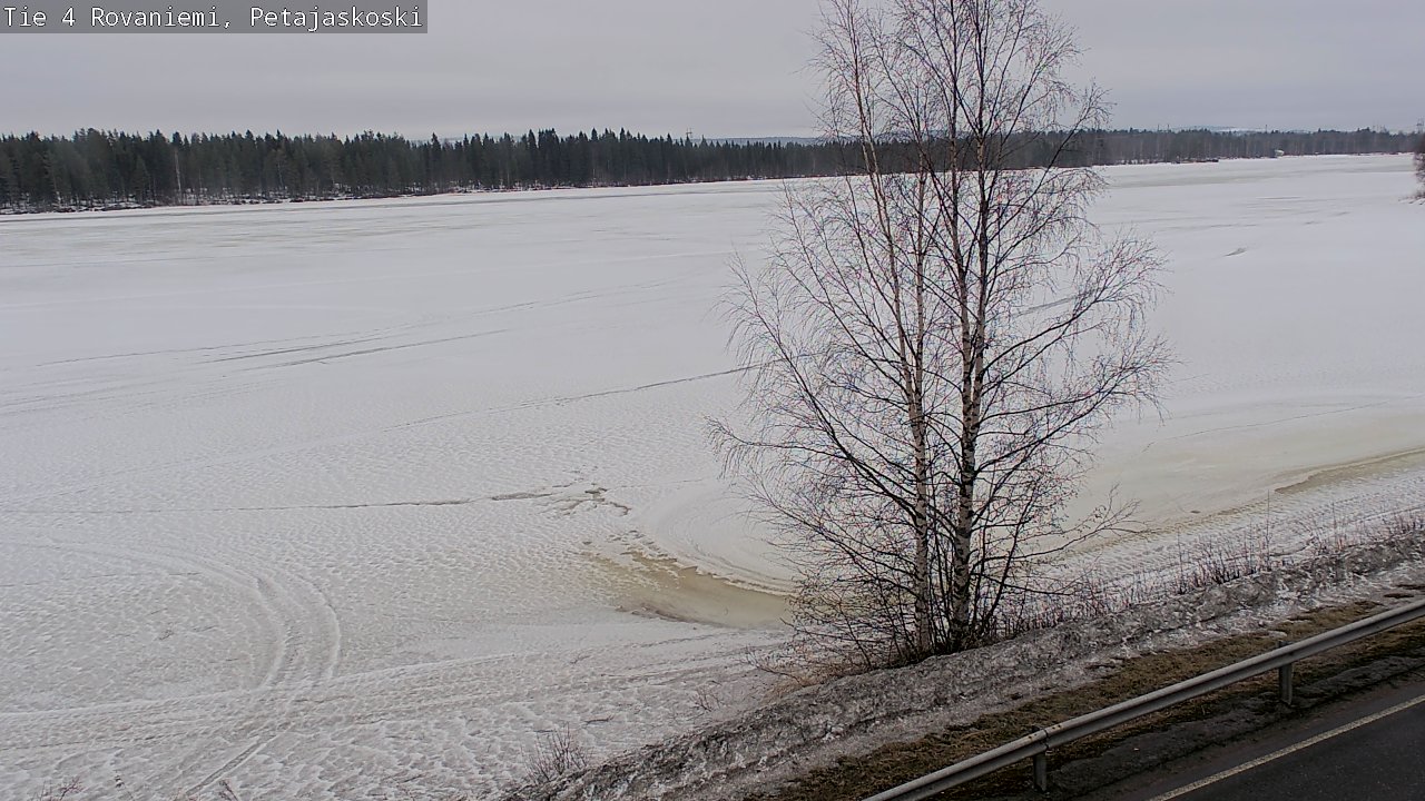 Weather Camera Image Road 4 Rovaniemi, Petäjäskoski, Rovaniemi, Lappi