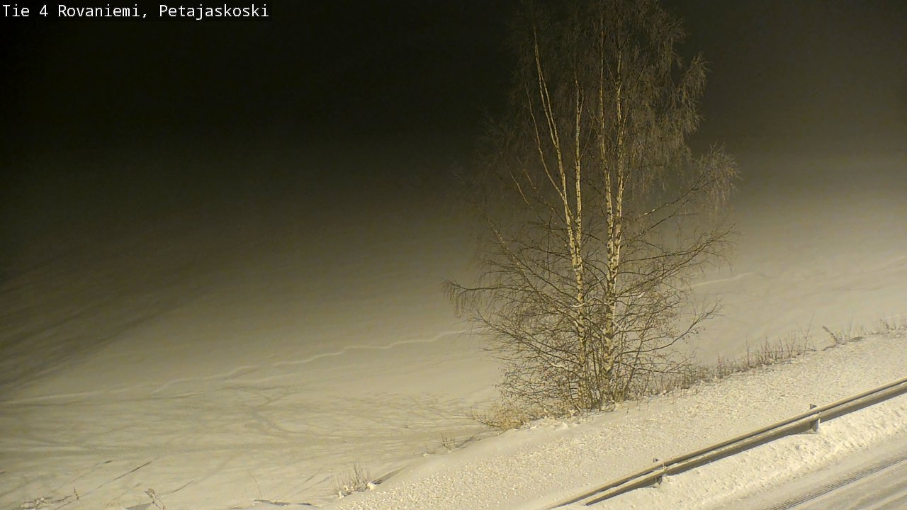 Weather Camera Image Road 4 Rovaniemi, Petäjäskoski, Rovaniemi, Lappi