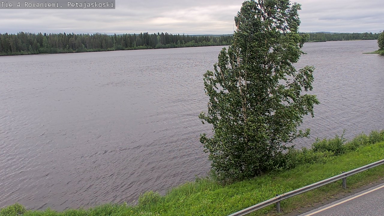 Weather Camera Image Road 4 Rovaniemi, Petäjäskoski, Rovaniemi, Lappi