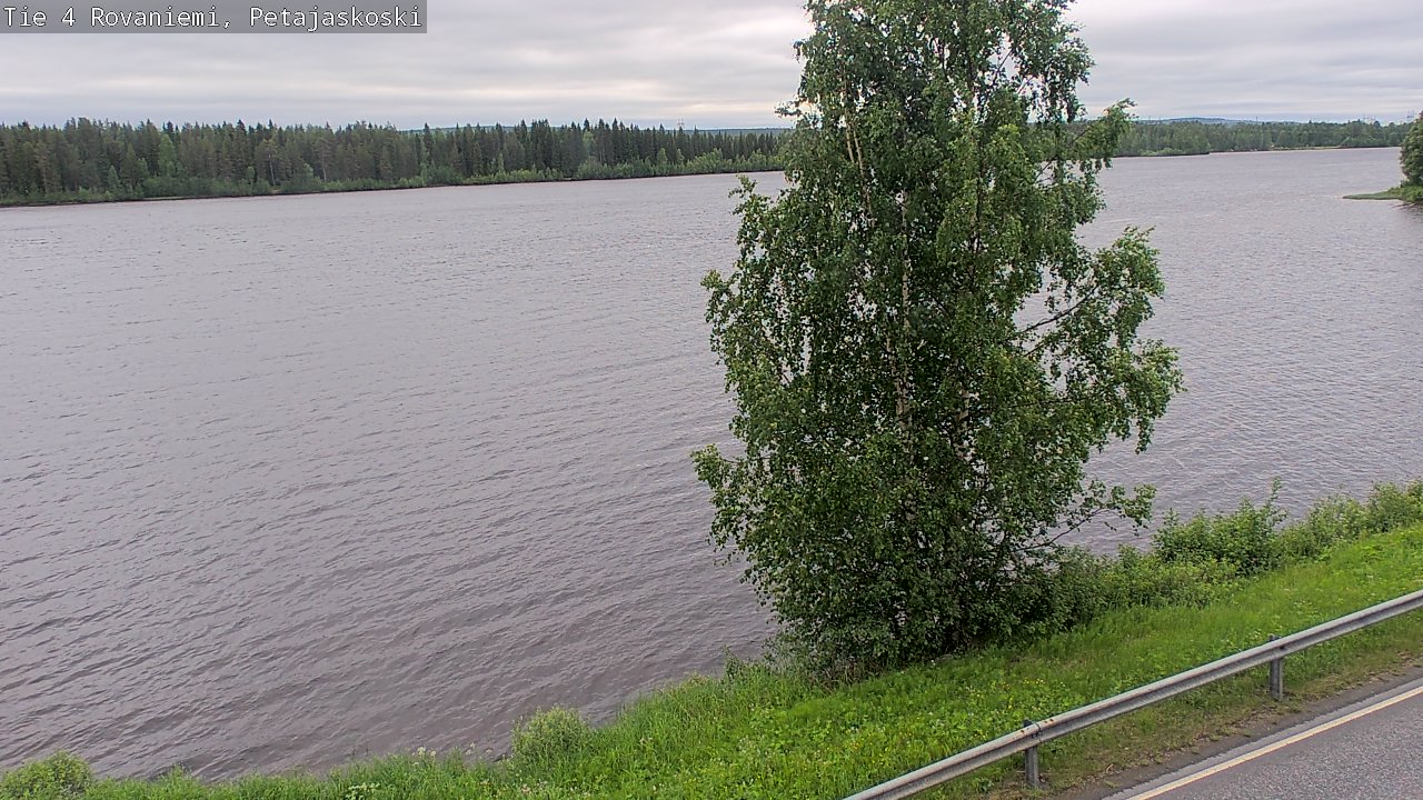 Weather Camera Image Road 4 Rovaniemi, Petäjäskoski, Rovaniemi, Lappi