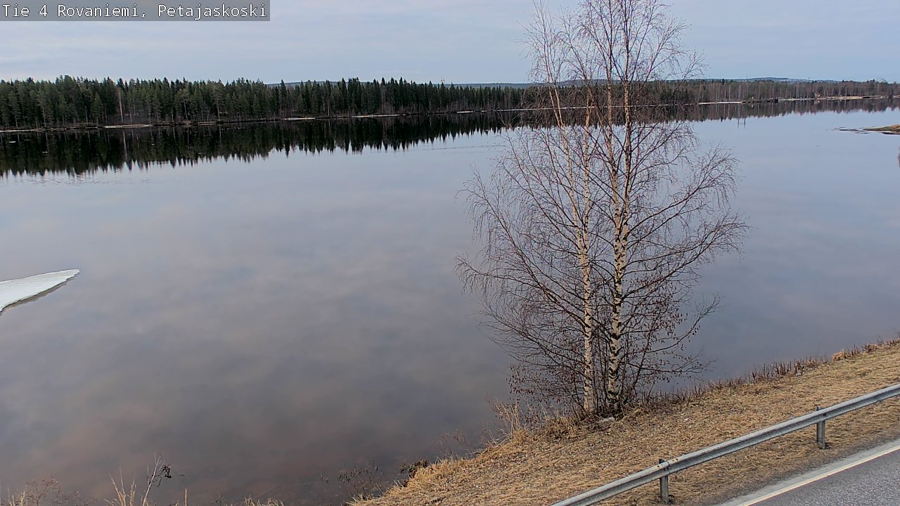 Weather Camera Image Väg 4 Rovaniemi, Petäjäskoski, Rovaniemi, Lappi