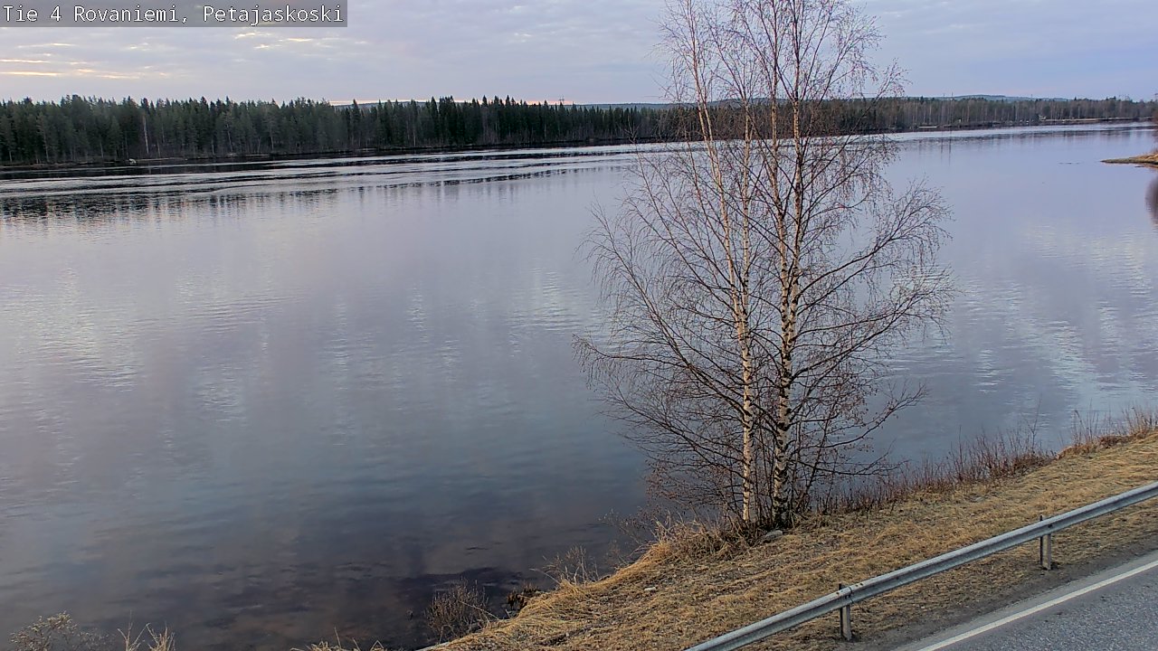 Weather Camera Image Väg 4 Rovaniemi, Petäjäskoski, Rovaniemi, Lappi