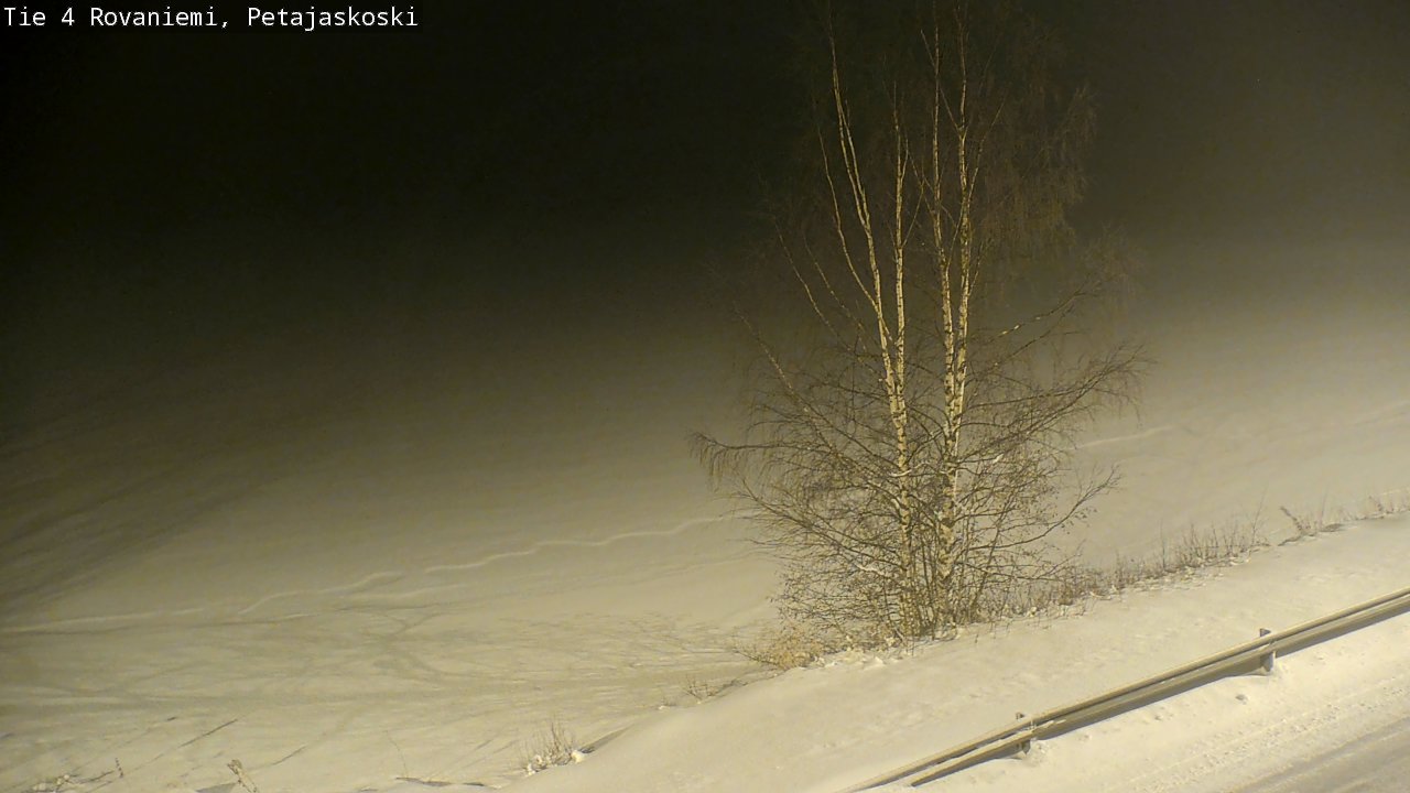 Weather Camera Image Road 4 Rovaniemi, Petäjäskoski, Rovaniemi, Lappi