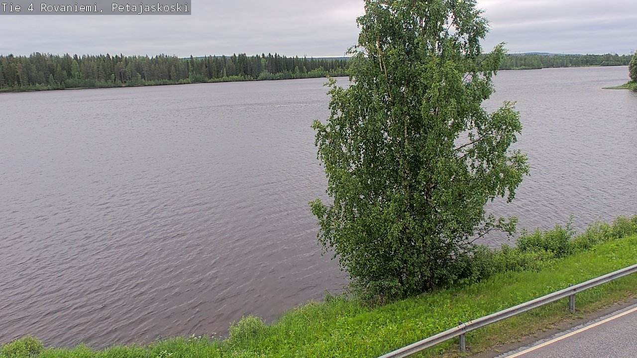 Weather Camera Image Road 4 Rovaniemi, Petäjäskoski, Rovaniemi, Lappi