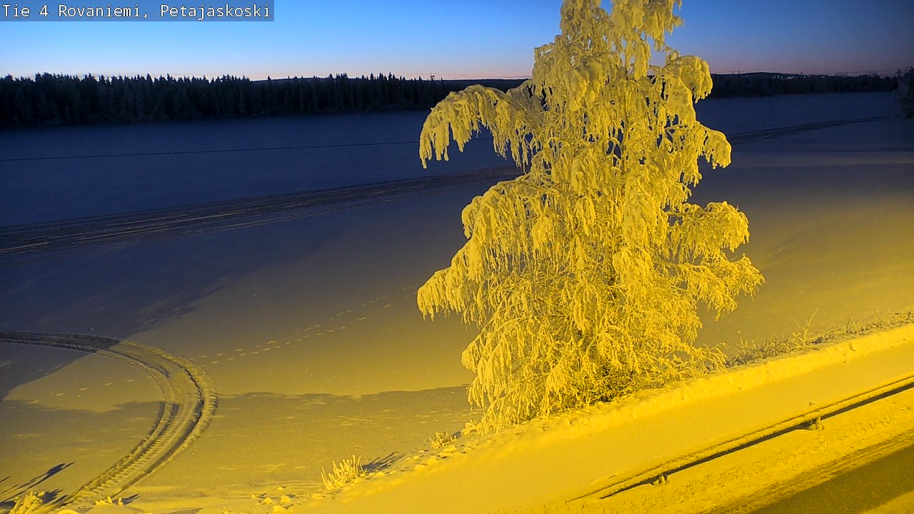 Kelikamerat Kuva Tie 4 Rovaniemi, Petäjäskoski, Rovaniemi, Lappi