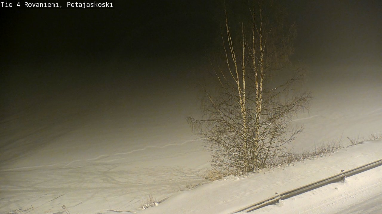 Weather Camera Image Road 4 Rovaniemi, Petäjäskoski, Rovaniemi, Lappi