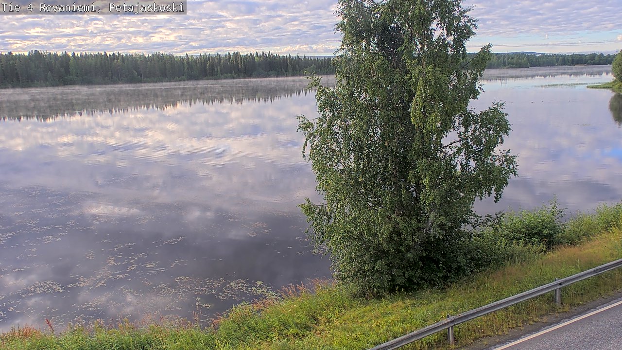 Weather Camera Image Väg 4 Rovaniemi, Petäjäskoski, Rovaniemi, Lappi