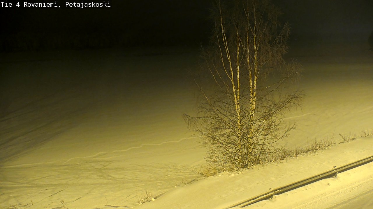 Weather Camera Image Road 4 Rovaniemi, Petäjäskoski, Rovaniemi, Lappi