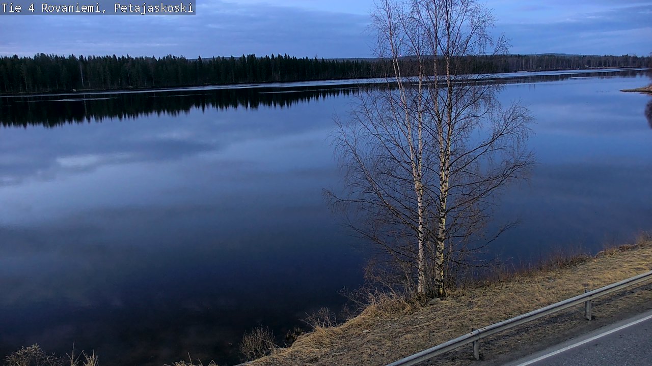 Weather Camera Image Road 4 Rovaniemi, Petäjäskoski, Rovaniemi, Lappi