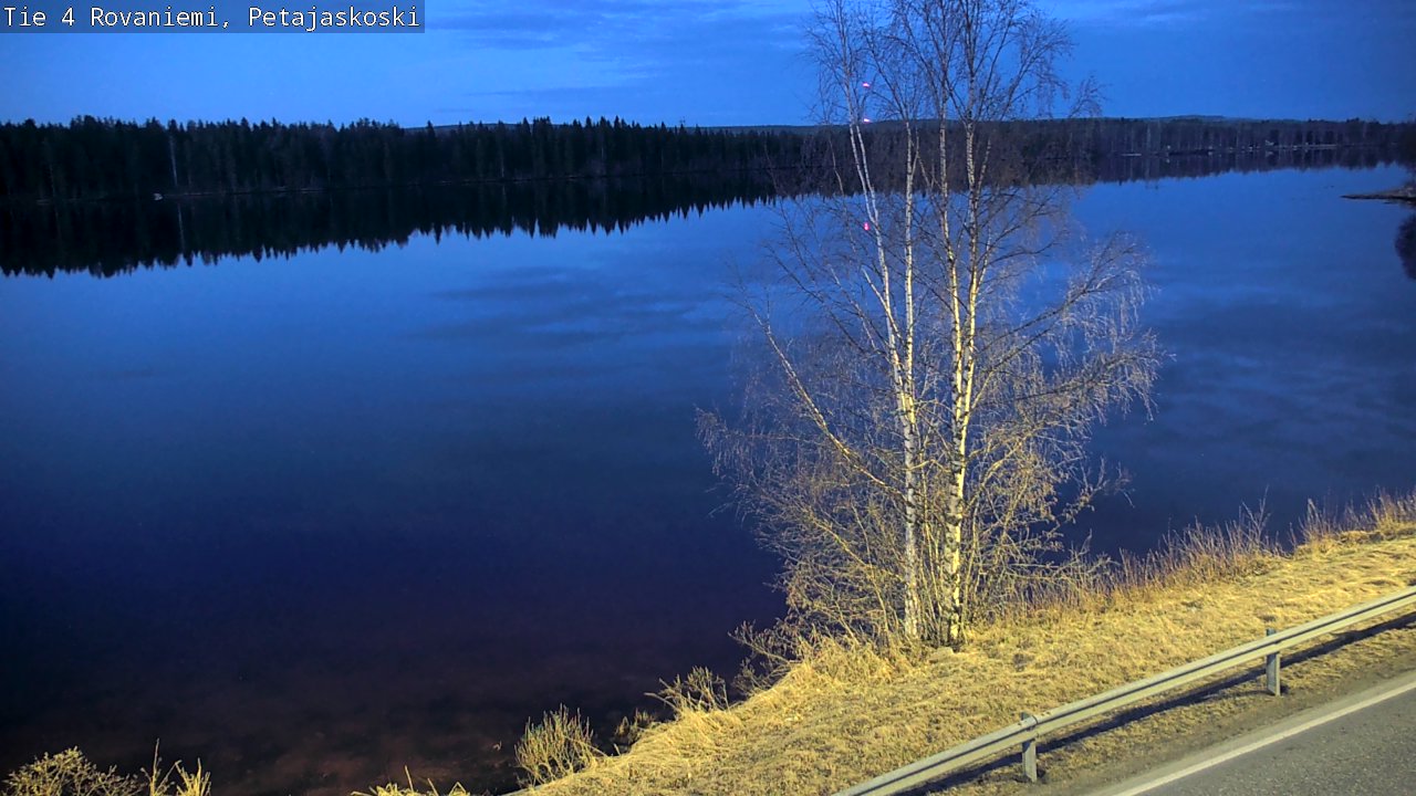 Weather Camera Image Road 4 Rovaniemi, Petäjäskoski, Rovaniemi, Lappi