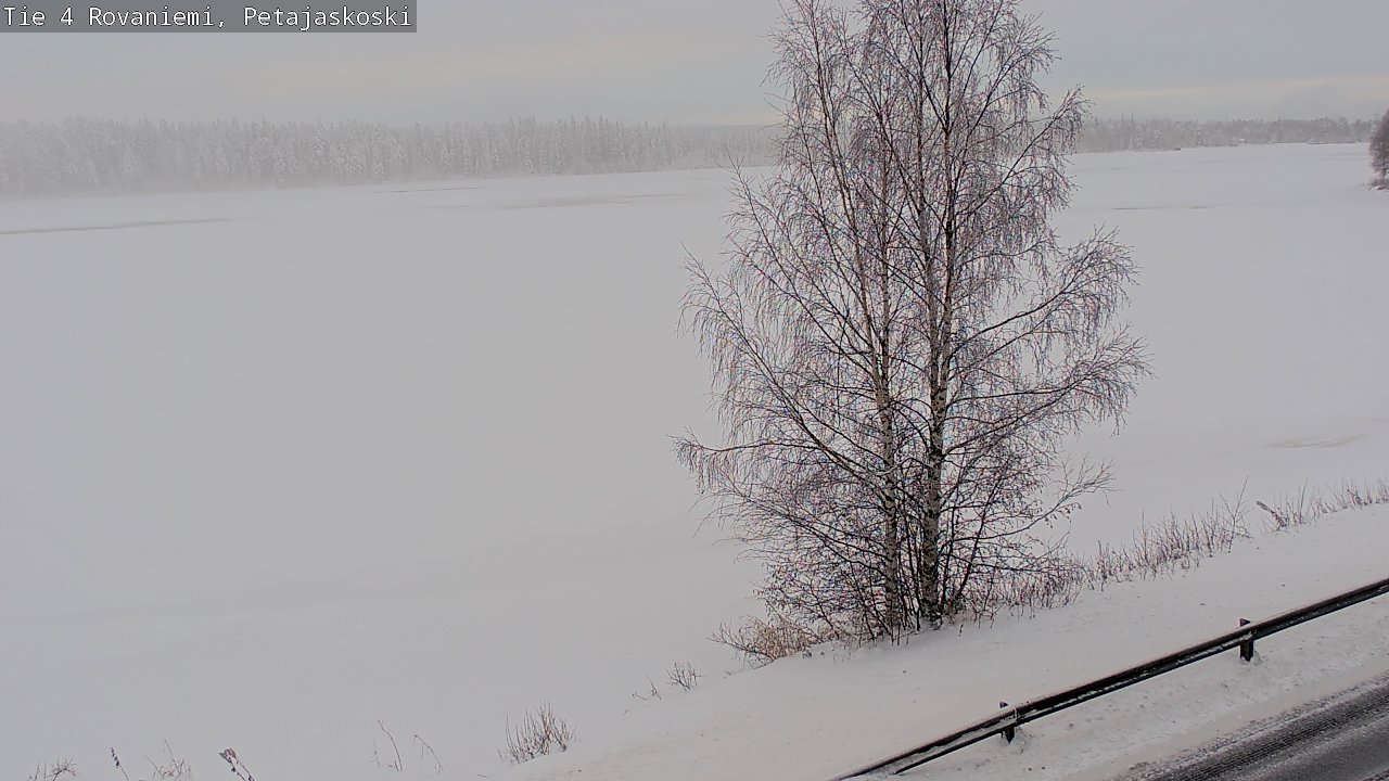 Weather Camera Image Väg 4 Rovaniemi, Petäjäskoski, Rovaniemi, Lappi