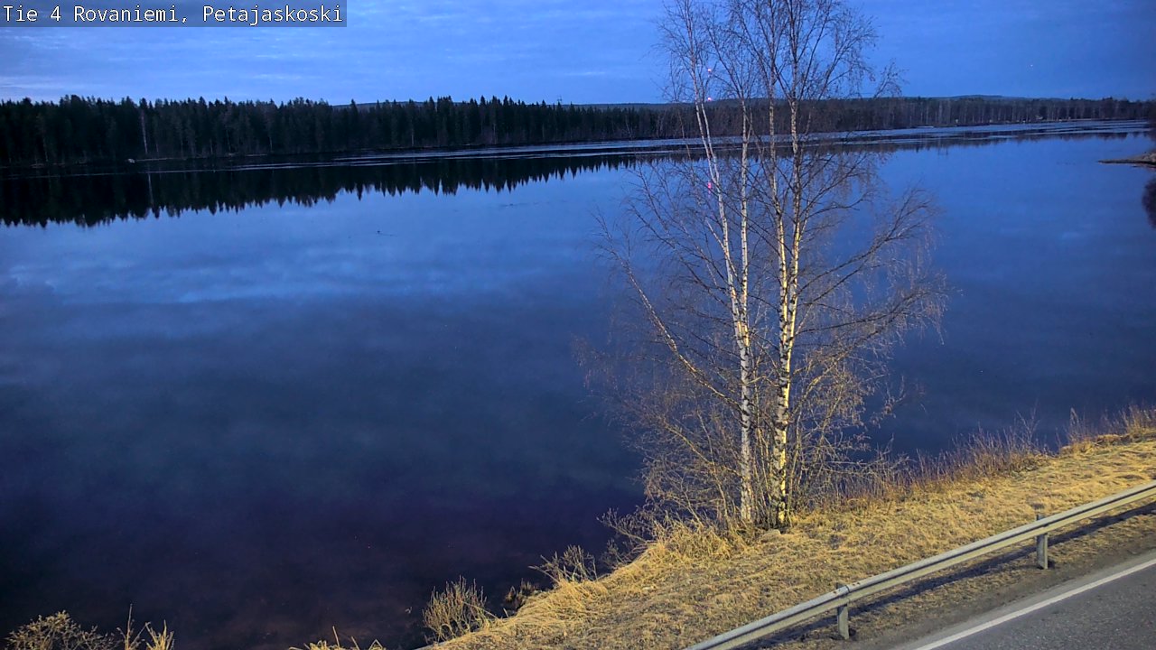 Weather Camera Image Road 4 Rovaniemi, Petäjäskoski, Rovaniemi, Lappi