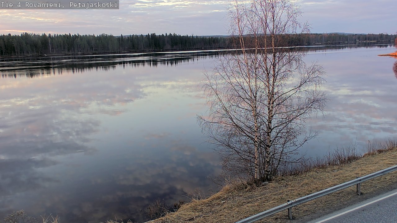 Weather Camera Image Väg 4 Rovaniemi, Petäjäskoski, Rovaniemi, Lappi