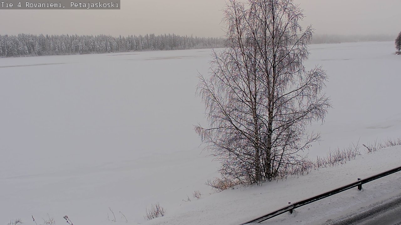 Weather Camera Image Väg 4 Rovaniemi, Petäjäskoski, Rovaniemi, Lappi