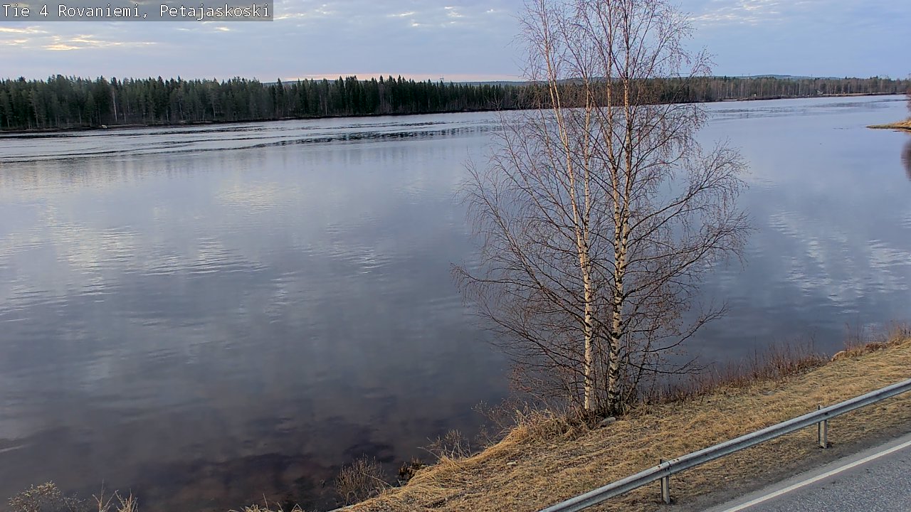 Weather Camera Image Väg 4 Rovaniemi, Petäjäskoski, Rovaniemi, Lappi