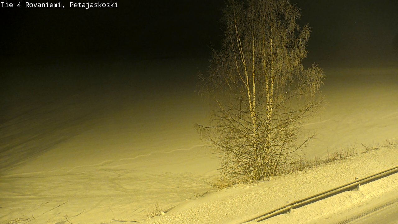 Weather Camera Image Road 4 Rovaniemi, Petäjäskoski, Rovaniemi, Lappi