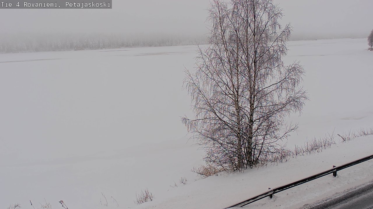 Weather Camera Image Väg 4 Rovaniemi, Petäjäskoski, Rovaniemi, Lappi