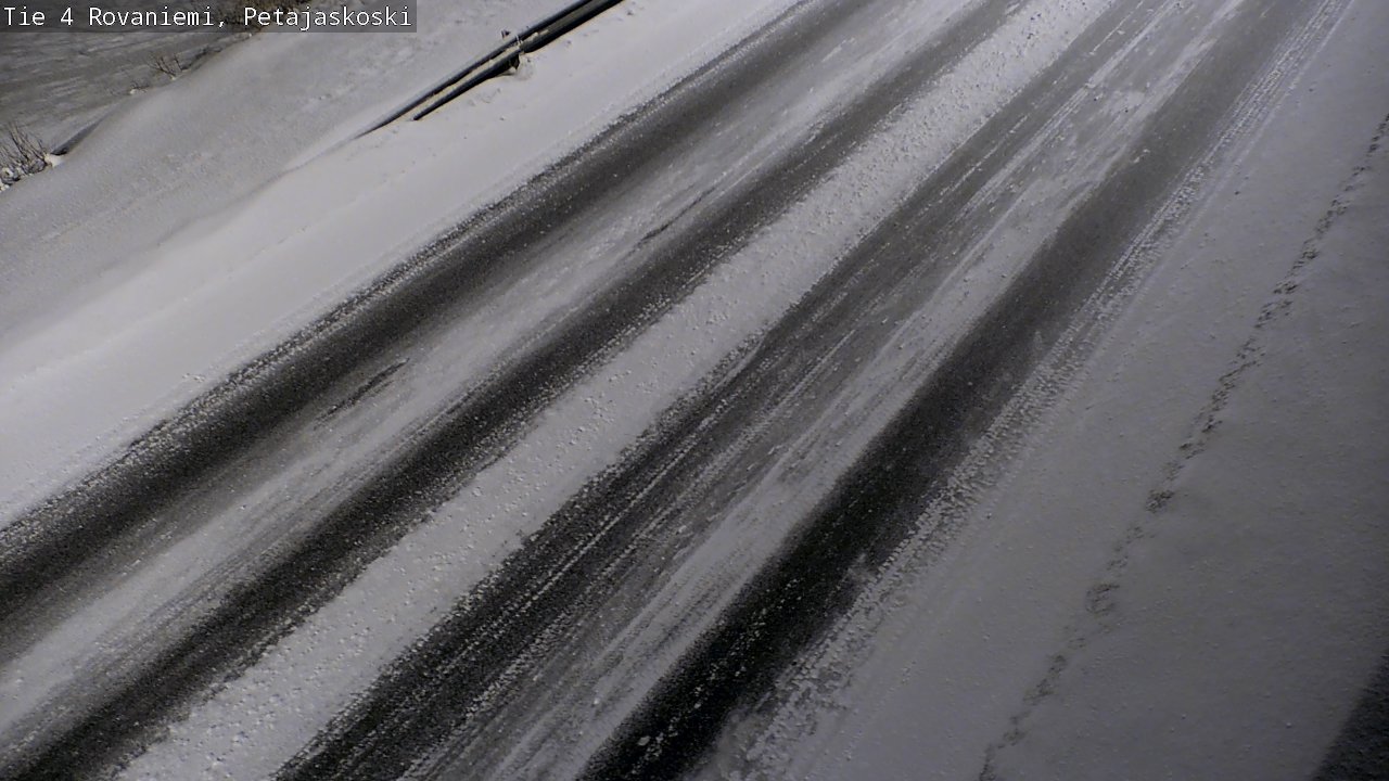 Weather Camera Image Väg 4 Rovaniemi, Petäjäskoski, Rovaniemi, Lappi